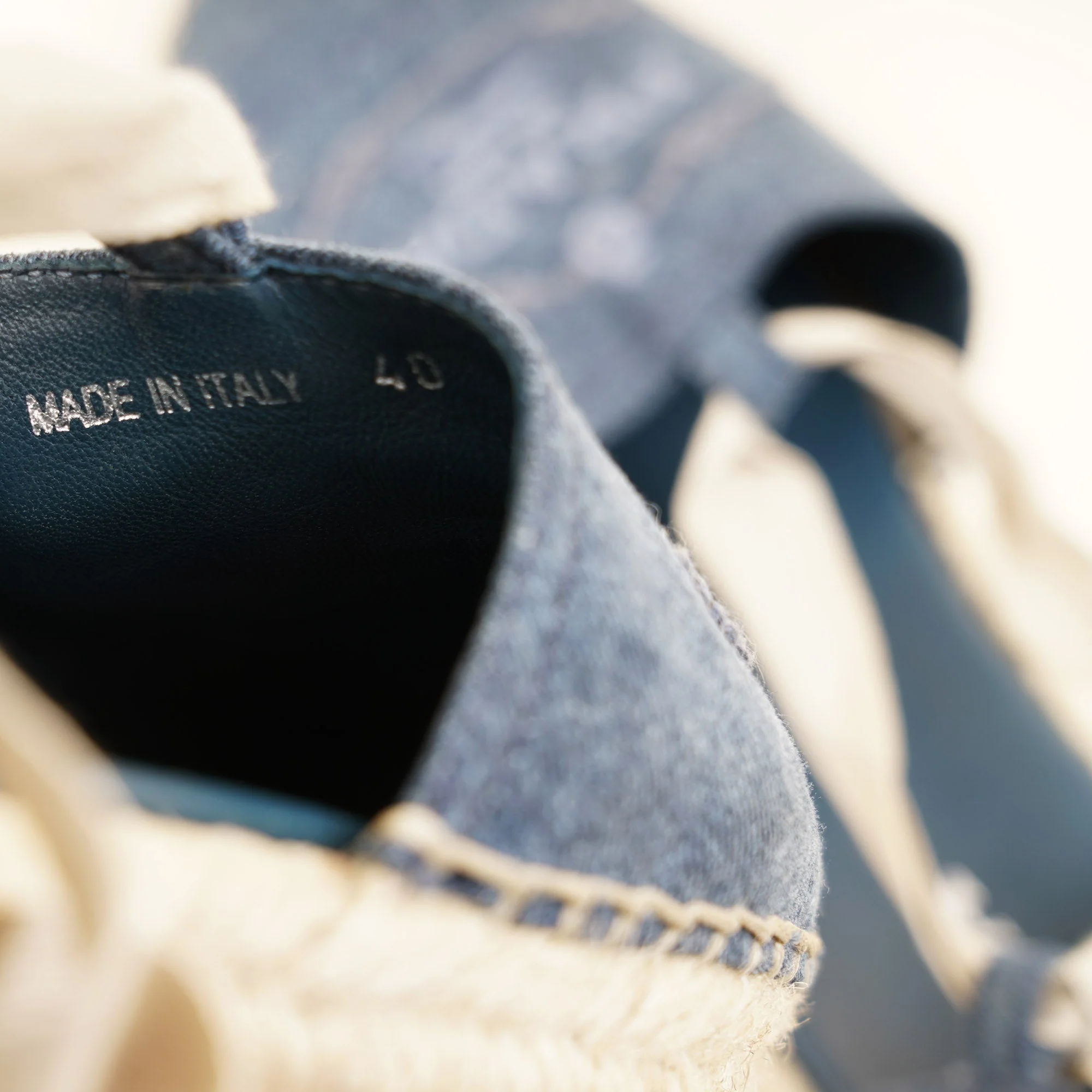 Denim Espadrilles 40 - Image 5