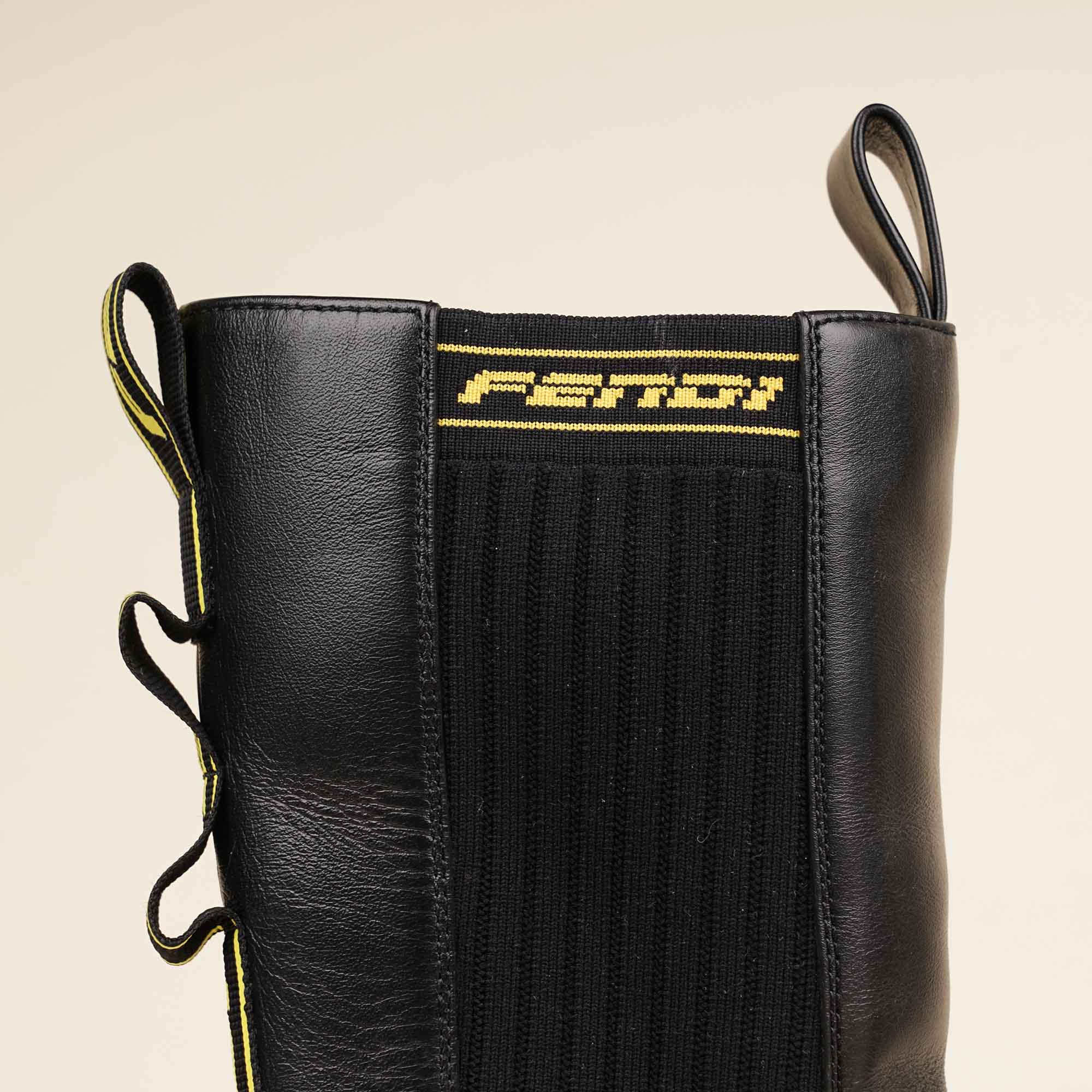 Fendi FF Boots 36½ - Image 3