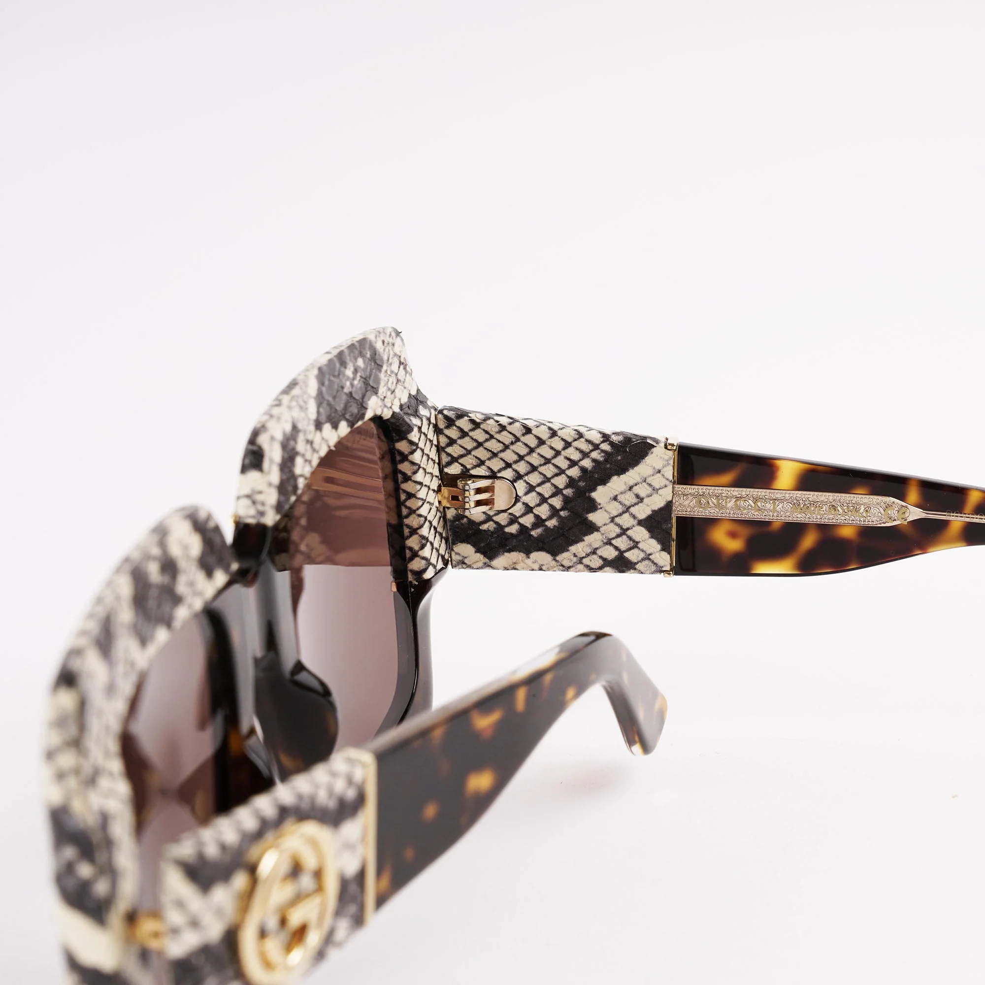 Python Trim Square Sunglasses - Image 4