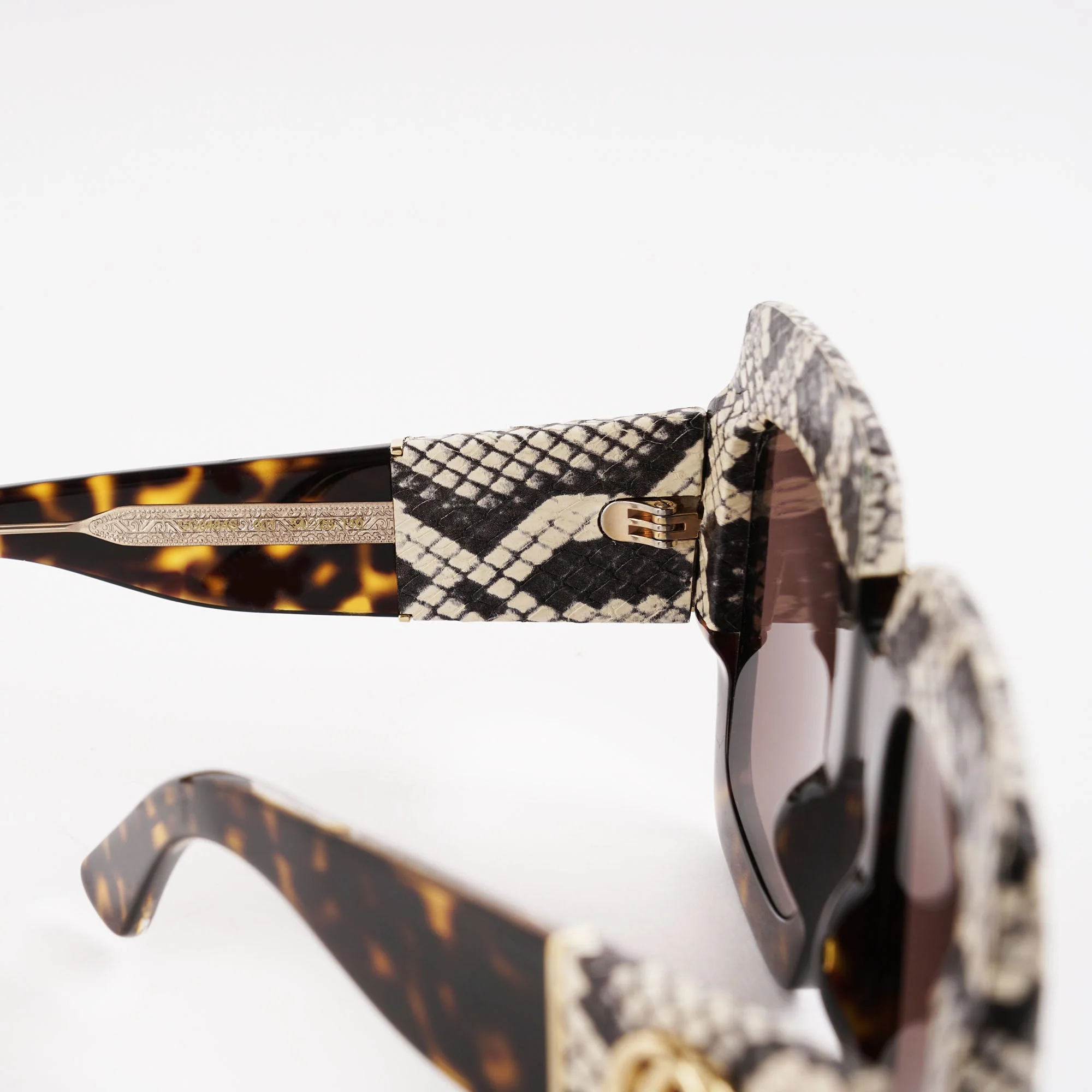 Python Trim Square Sunglasses - Image 5