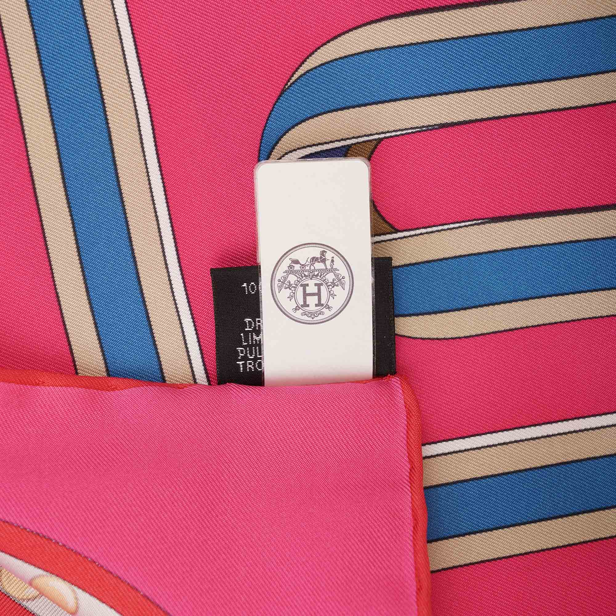 Grand Tralala Silk Scarf 90 - Image 4