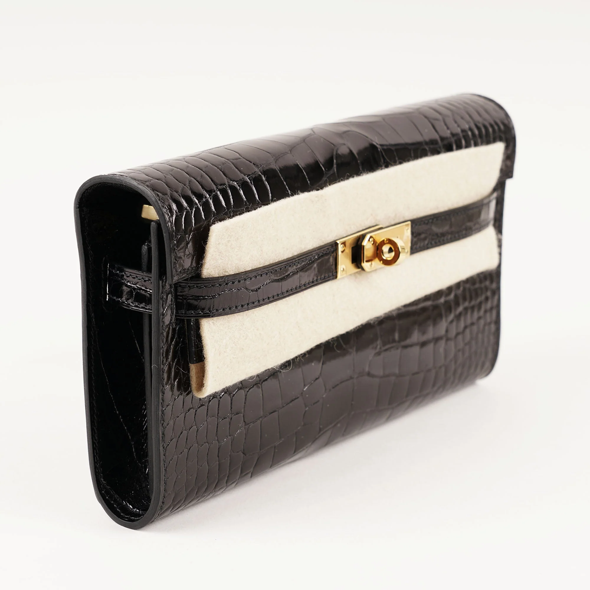 Kelly Classique Wallet To Go Alligator - Image 5