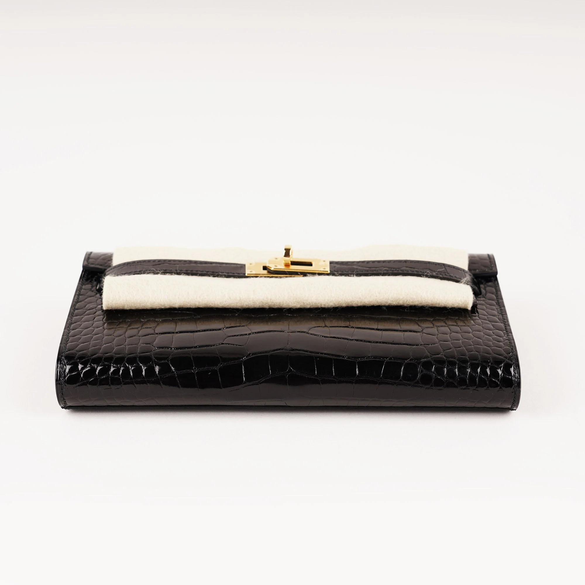 Kelly Classique Wallet To Go Alligator - Image 7