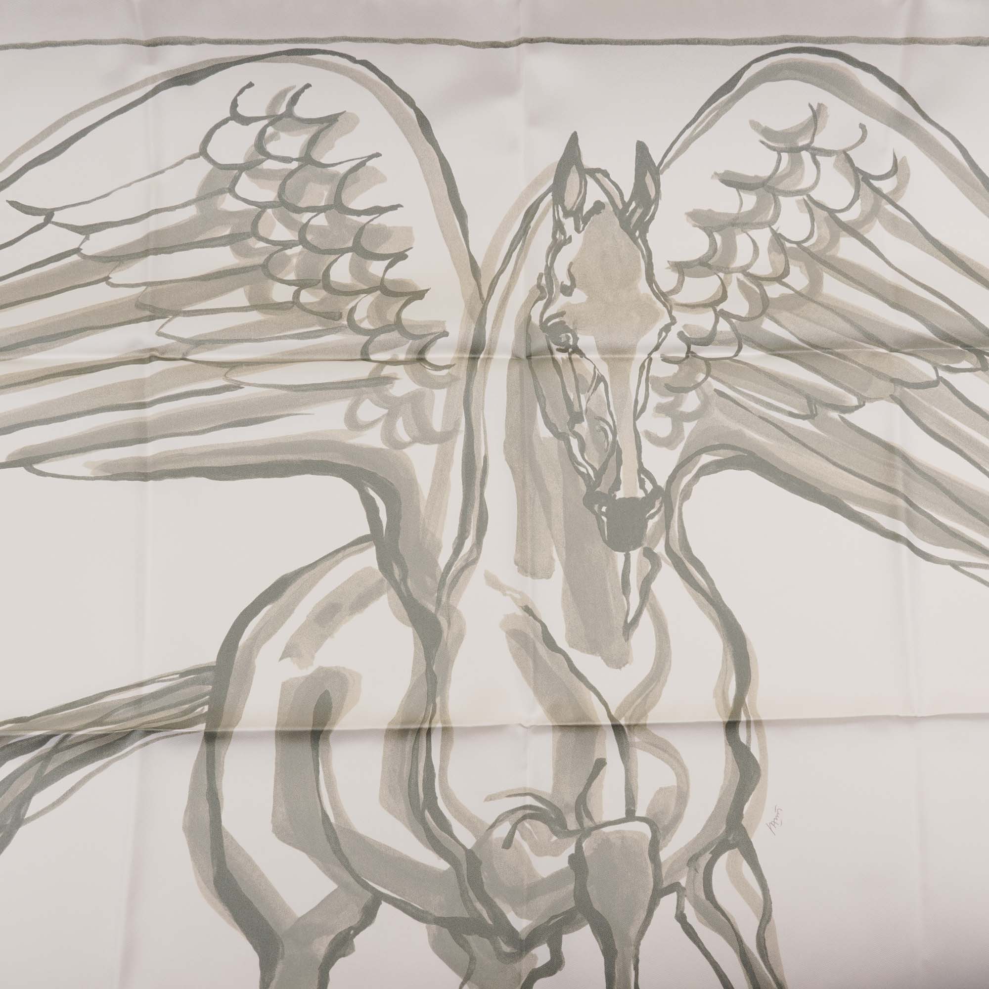 Pegase Silk Scarf - Image 3