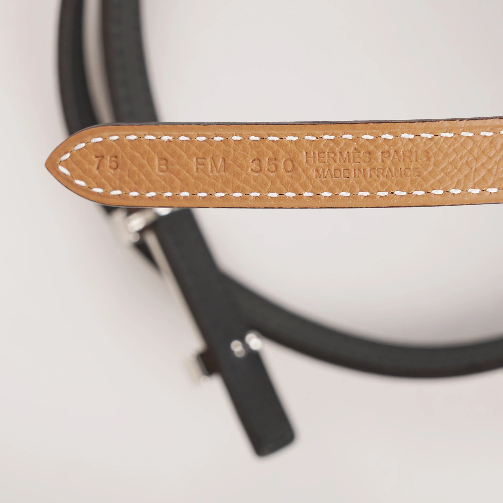 Thin Reversible Belt Focus Buckle 75 - Image 3