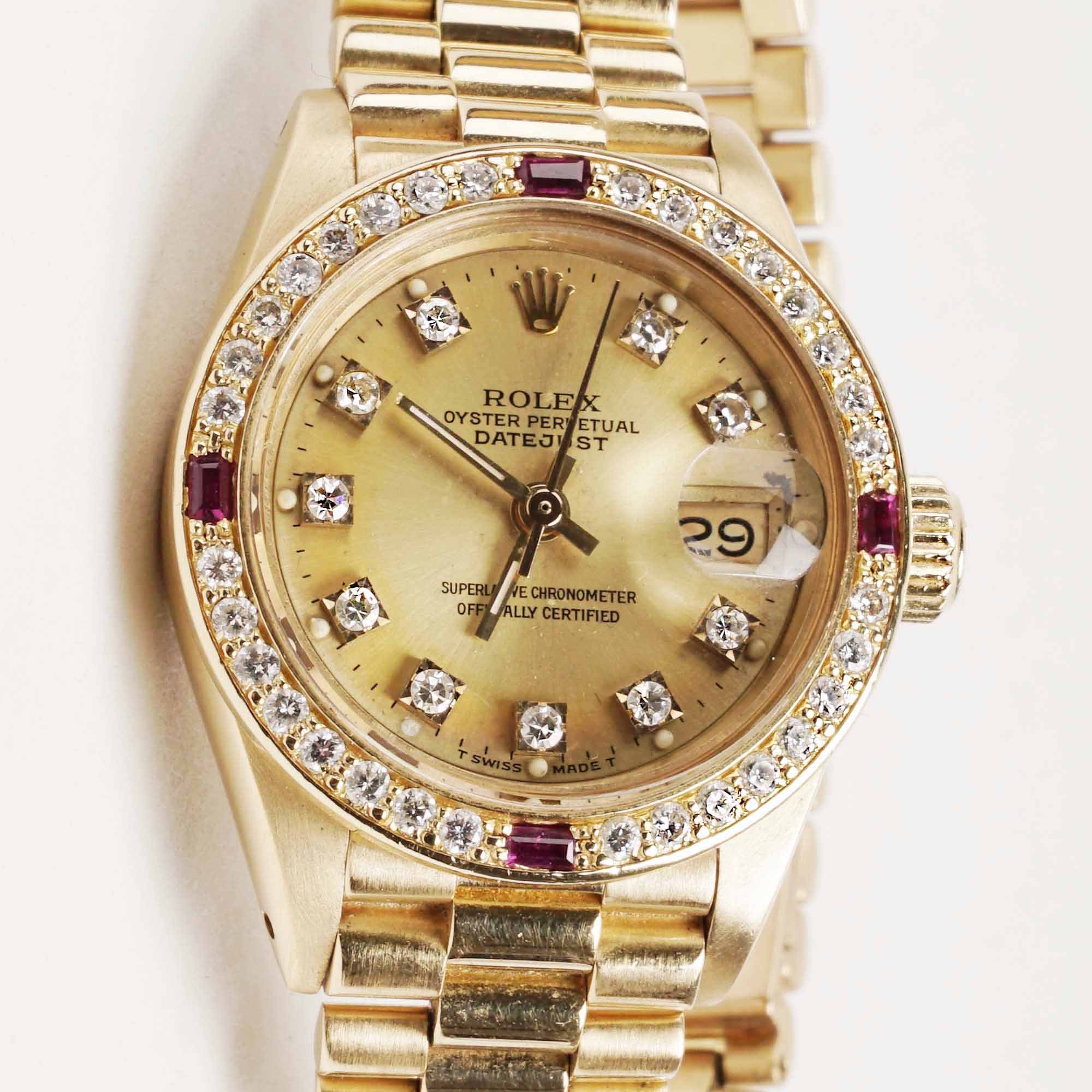 28mm Lady Datejust 18k Gold Diamond - Image 3